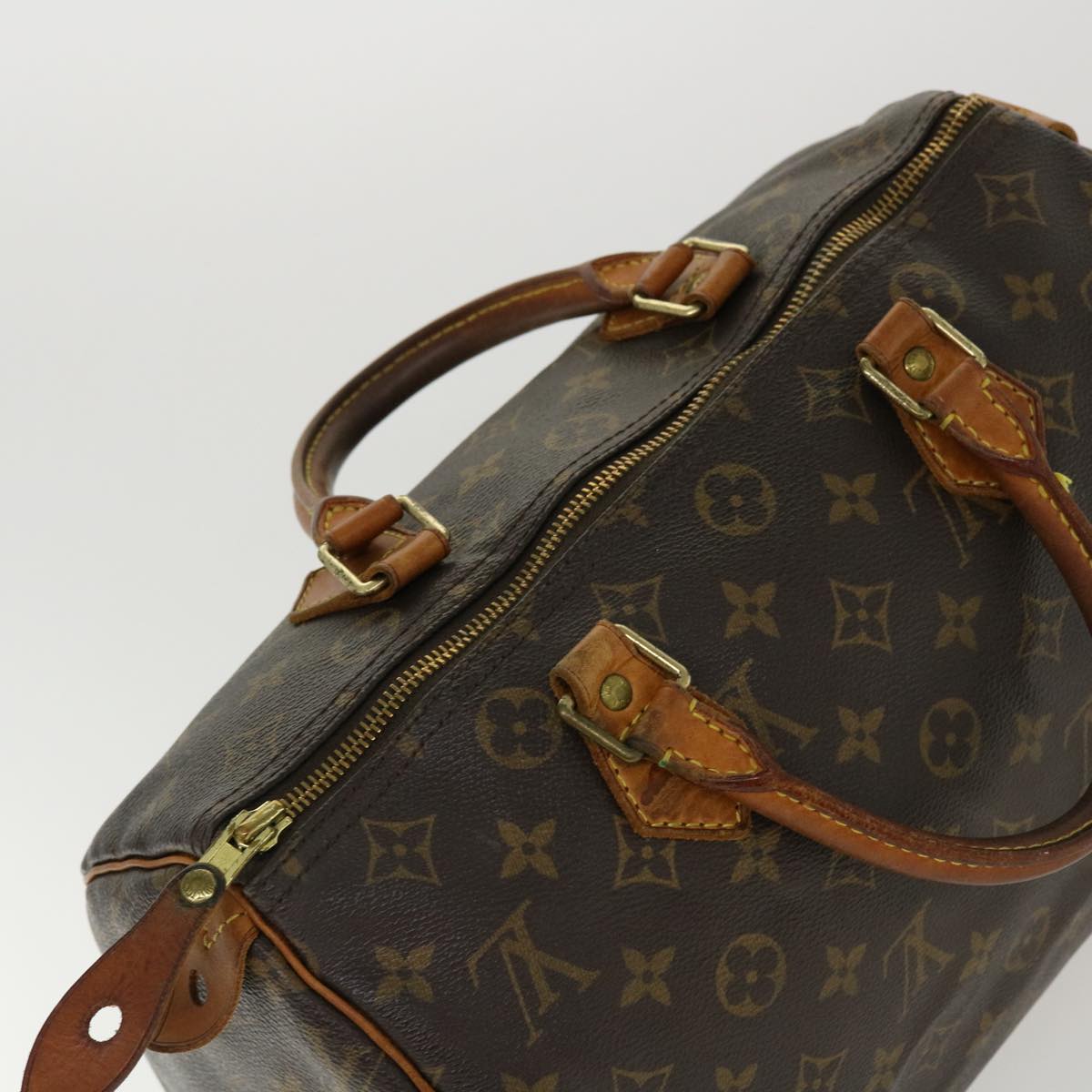 LOUIS VUITTON Monogram Speedy 30 Hand Bag M41526 LV Auth 37784