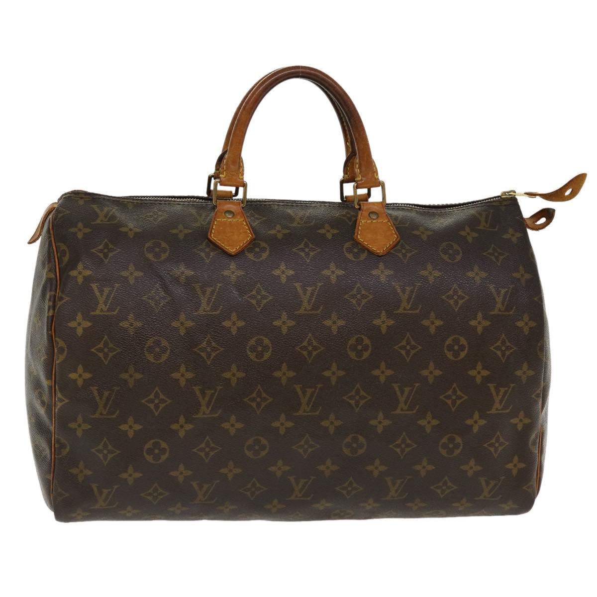 LOUIS VUITTON Monogram Speedy 40 Hand Bag M41522 LV Auth 37827