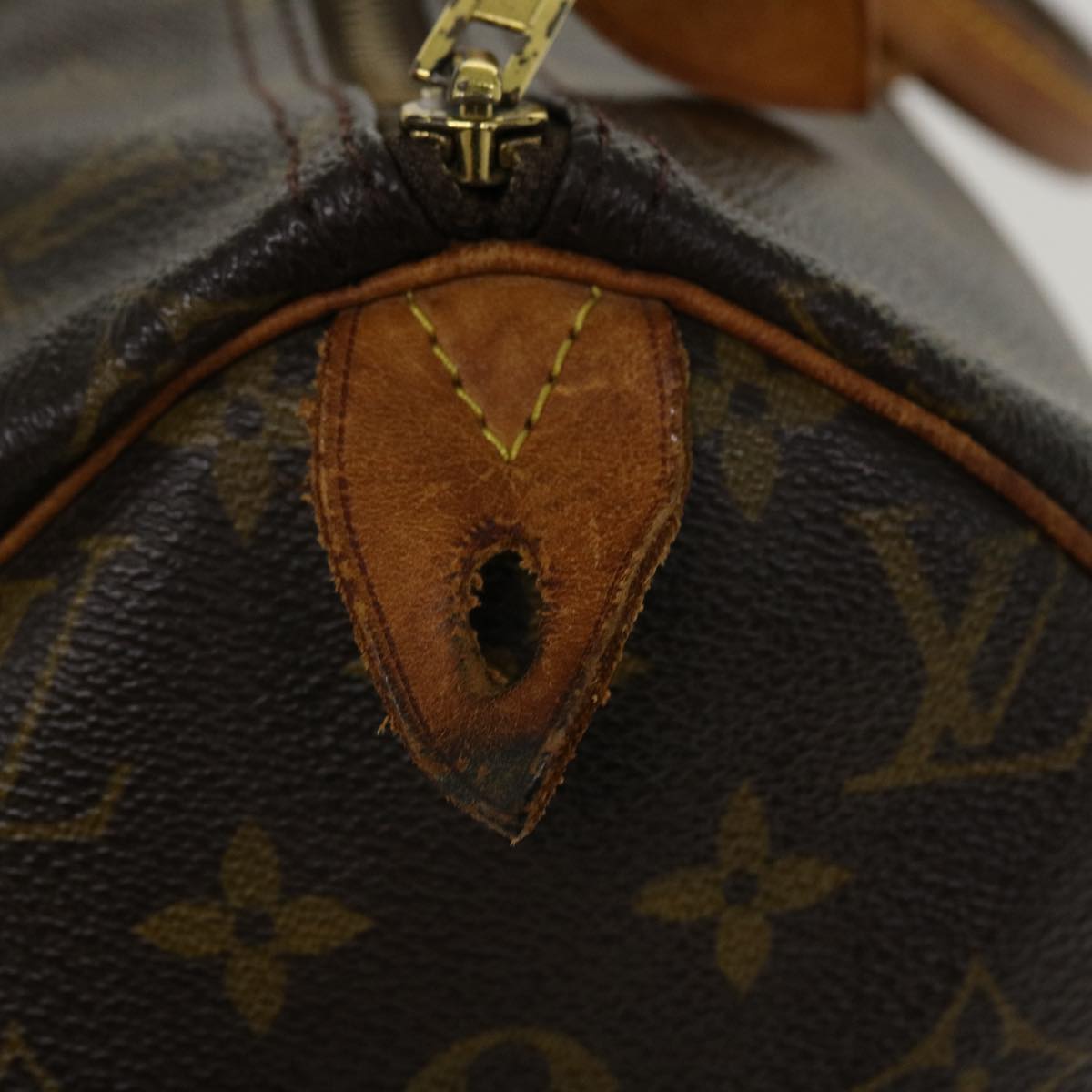 LOUIS VUITTON Monogram Speedy 40 Hand Bag M41522 LV Auth 37827