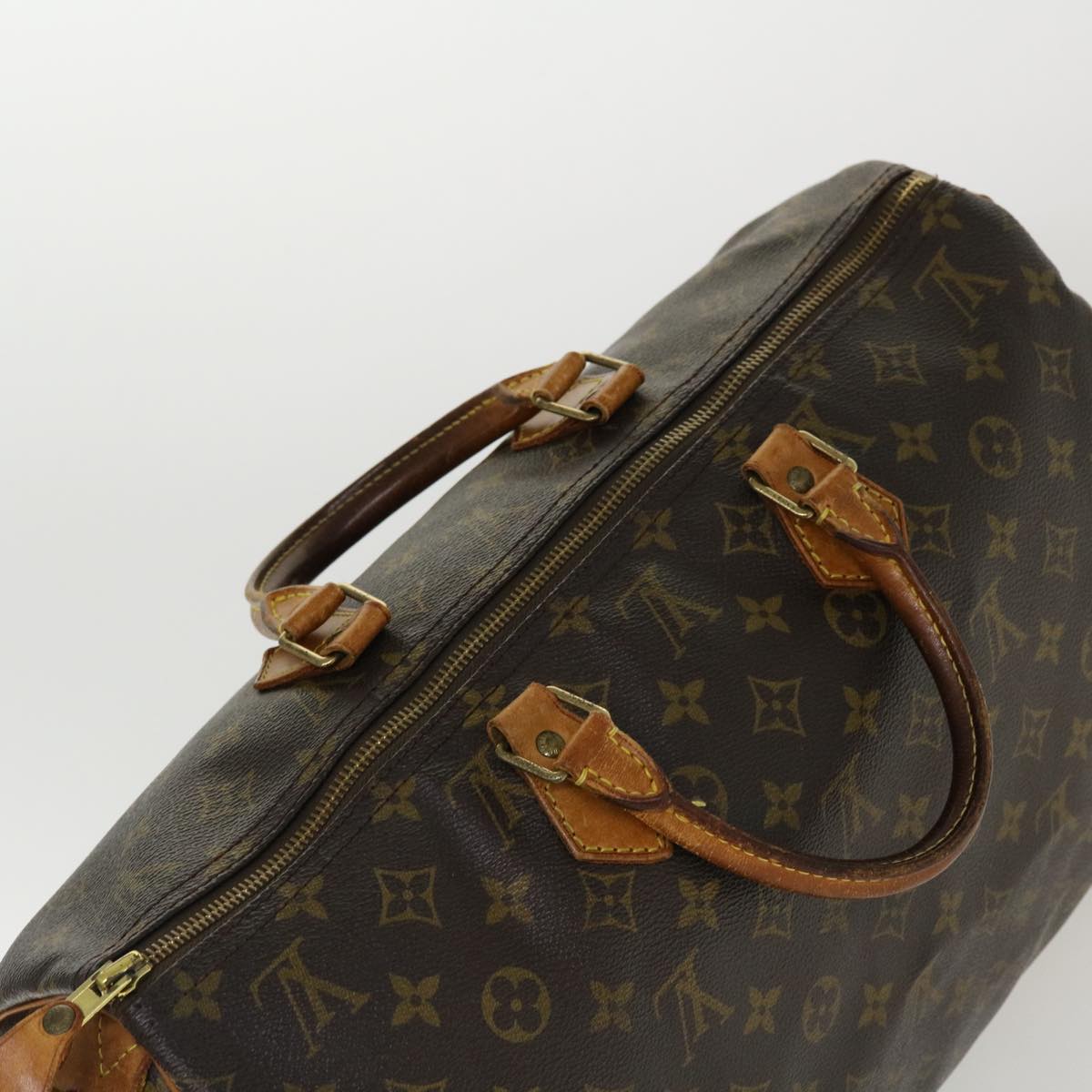 LOUIS VUITTON Monogram Speedy 40 Hand Bag M41522 LV Auth 37827