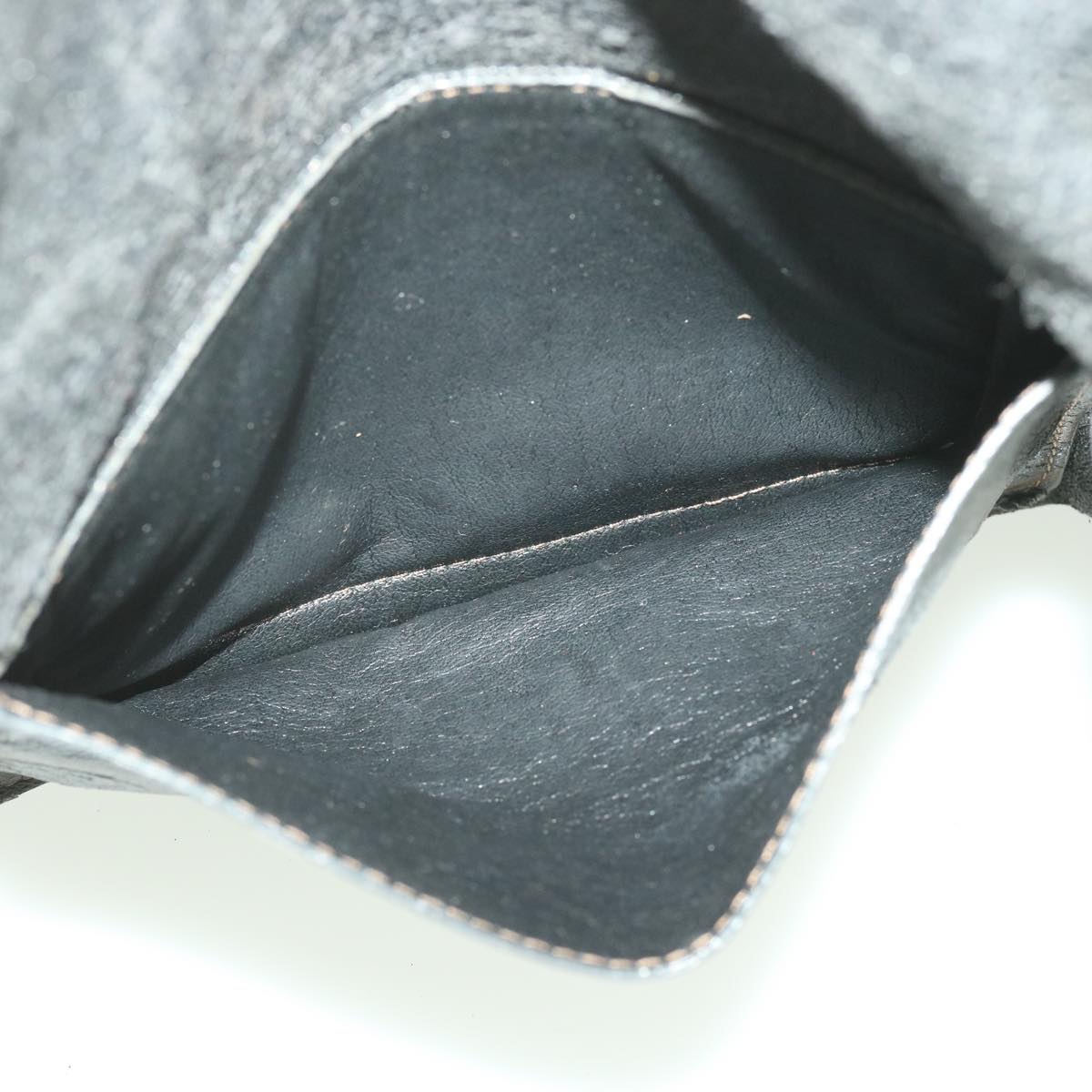 Chloe Shoulder Bag Leather Black Auth 37840
