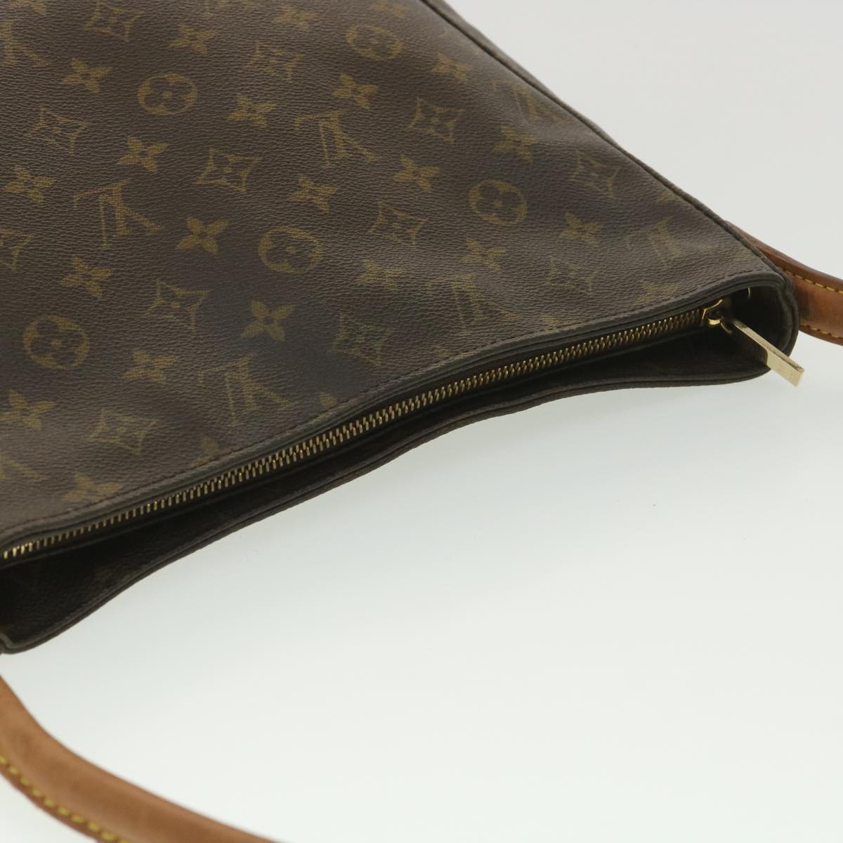 LOUIS VUITTON Monogram Looping GM Shoulder Bag M51145 LV Auth 37852