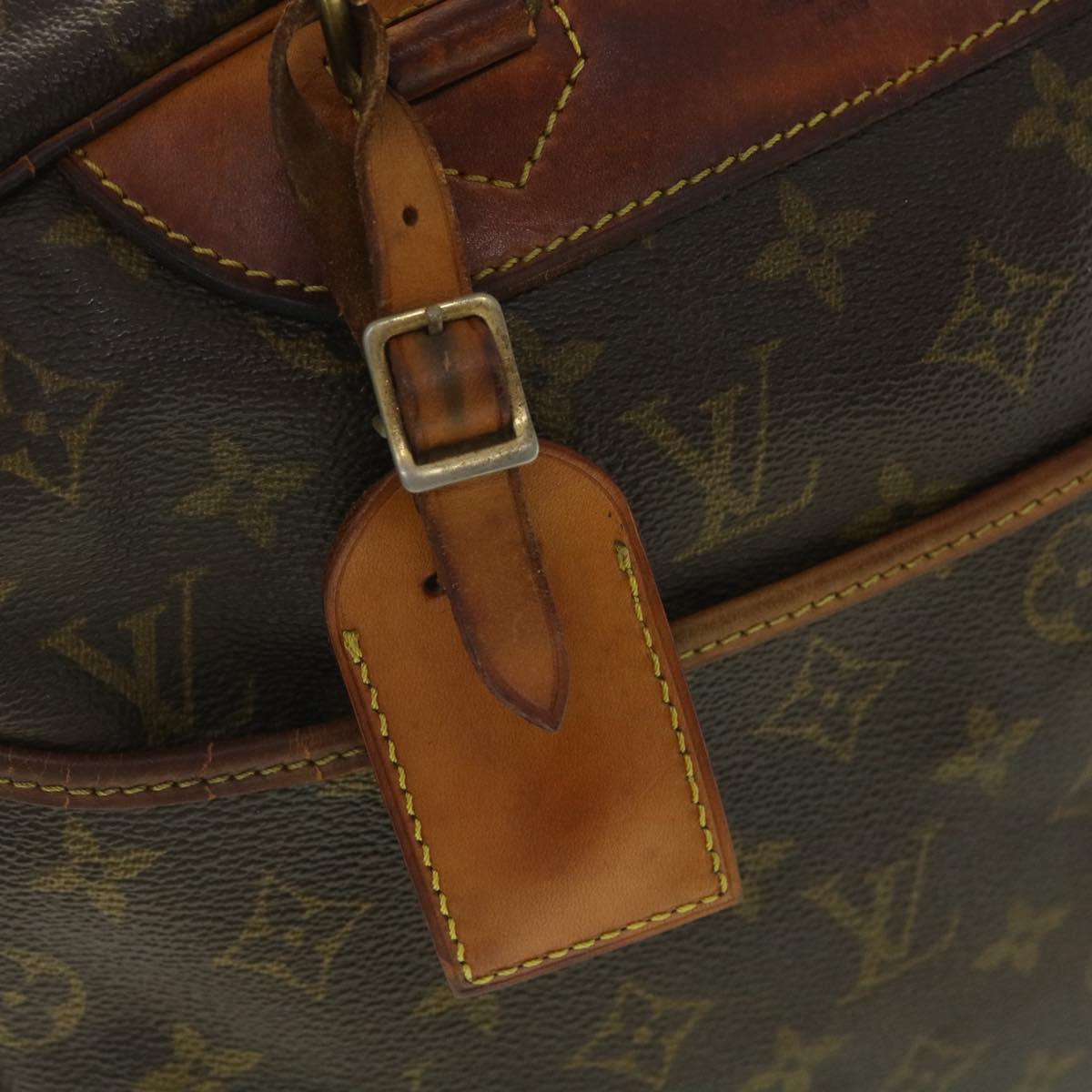 LOUIS VUITTON Monogram Deauville Hand Bag M47270 LV Auth 37877