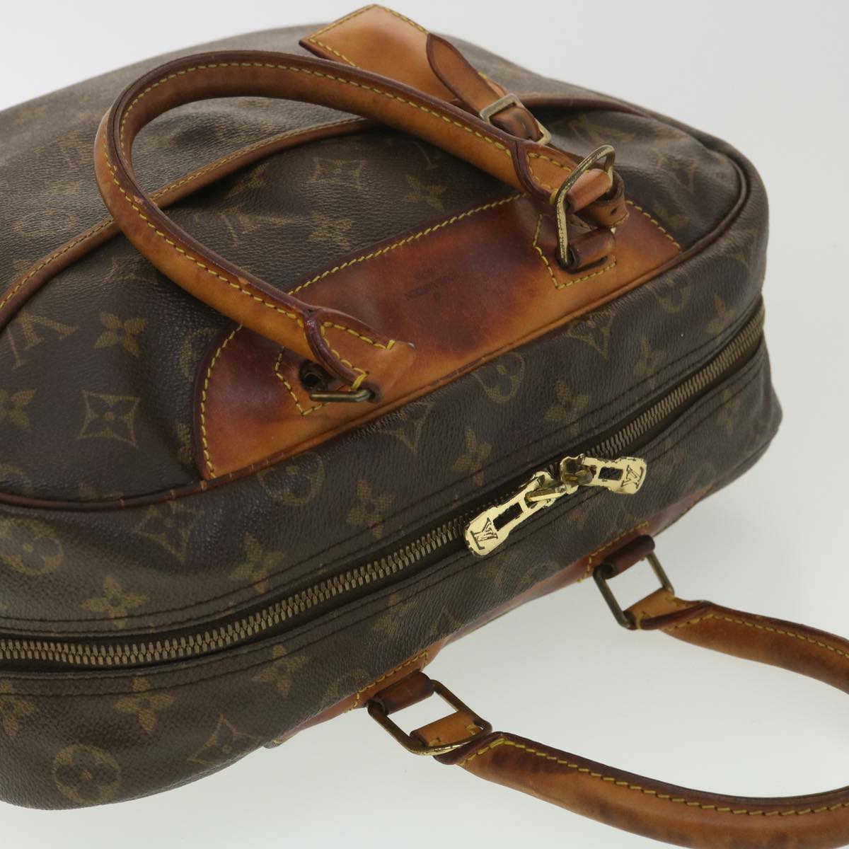 LOUIS VUITTON Monogram Deauville Hand Bag M47270 LV Auth 37877