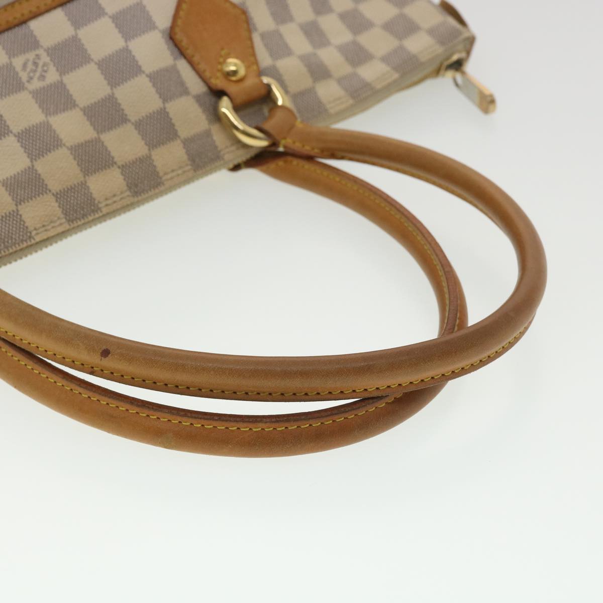 LOUIS VUITTON Damier Azur Saleya GM Tote Bag N51184 LV Auth 37885