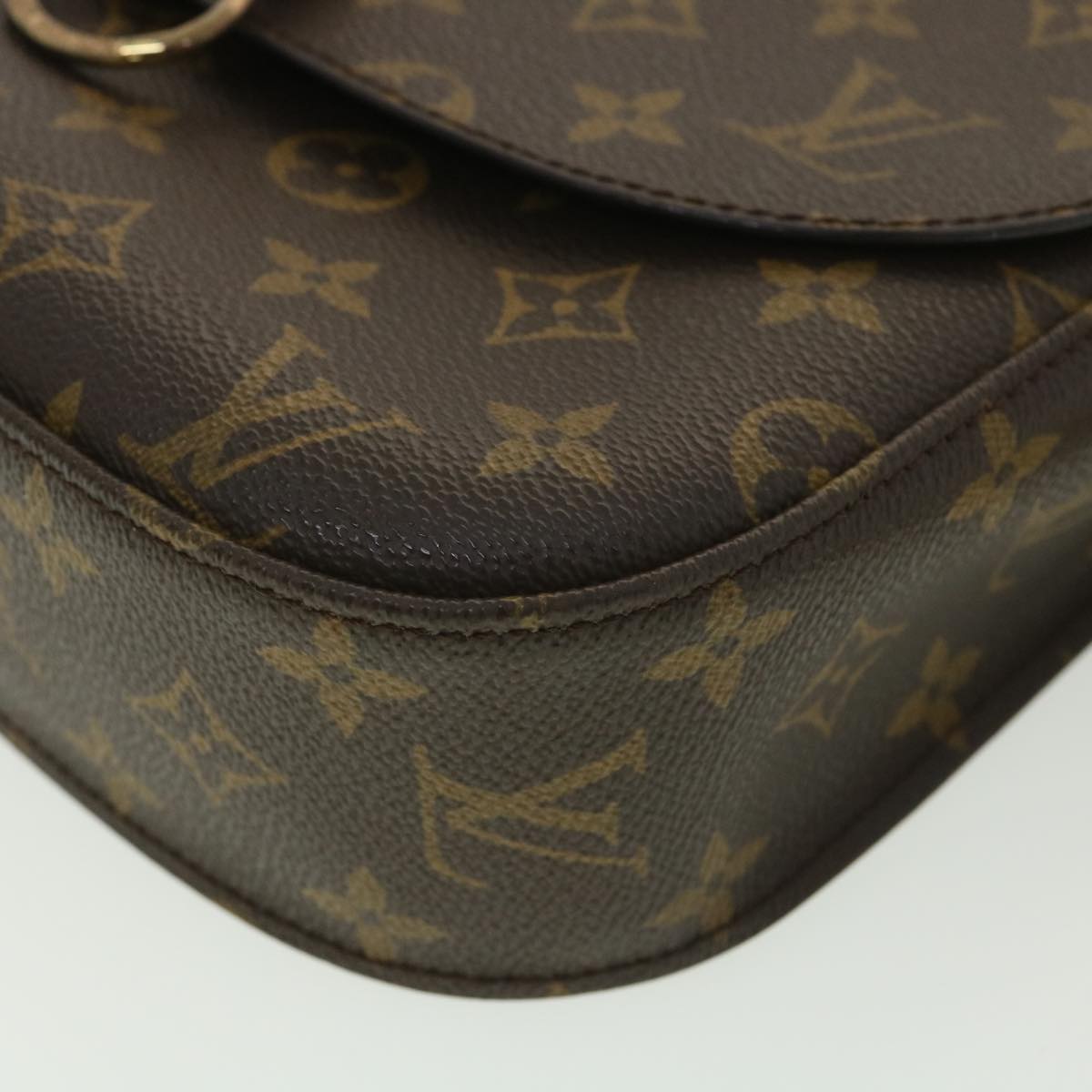 LOUIS VUITTON Monogram Saint Cloud GM Shoulder Bag M51242 LV Auth 37891