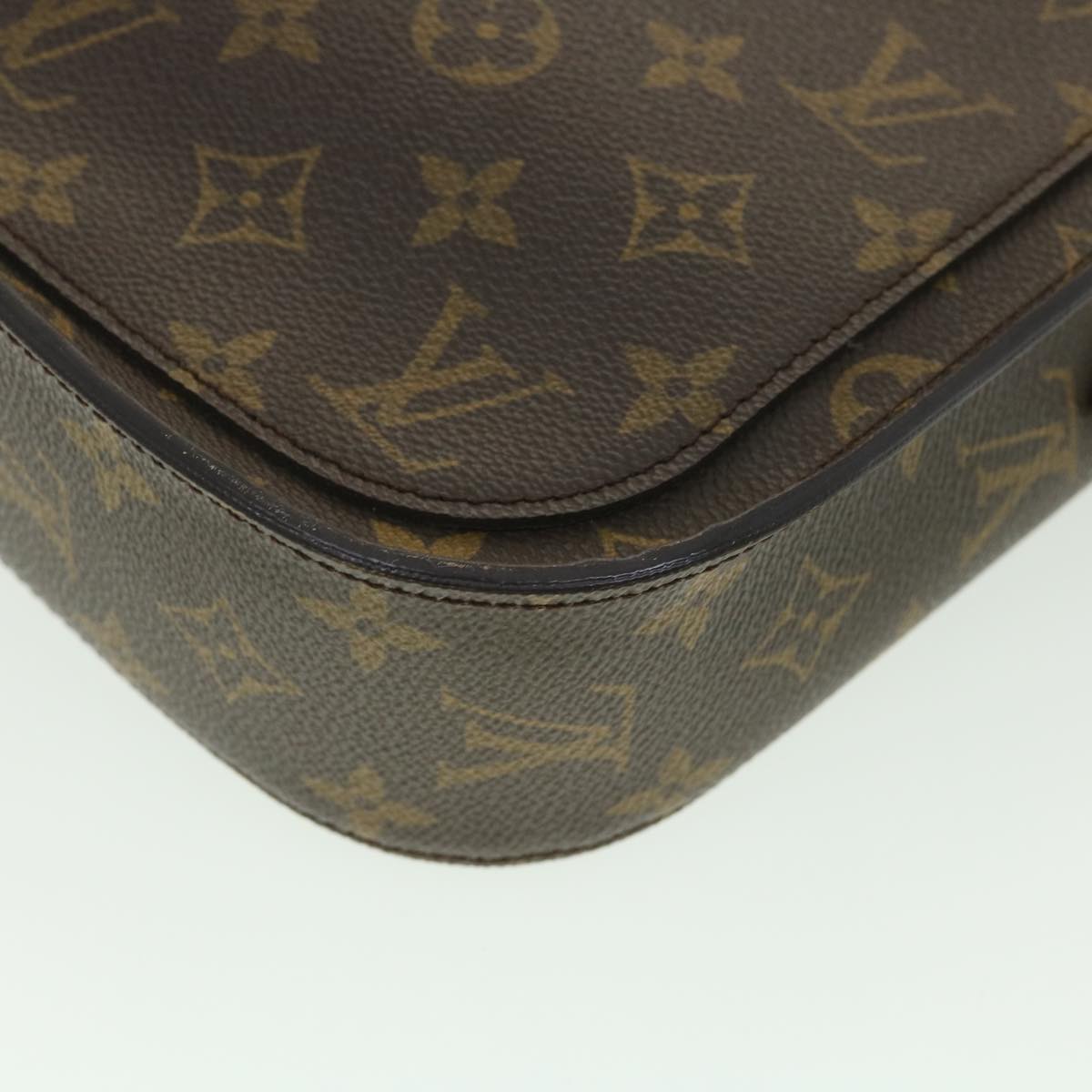 LOUIS VUITTON Monogram Saint Cloud GM Shoulder Bag M51242 LV Auth 37891