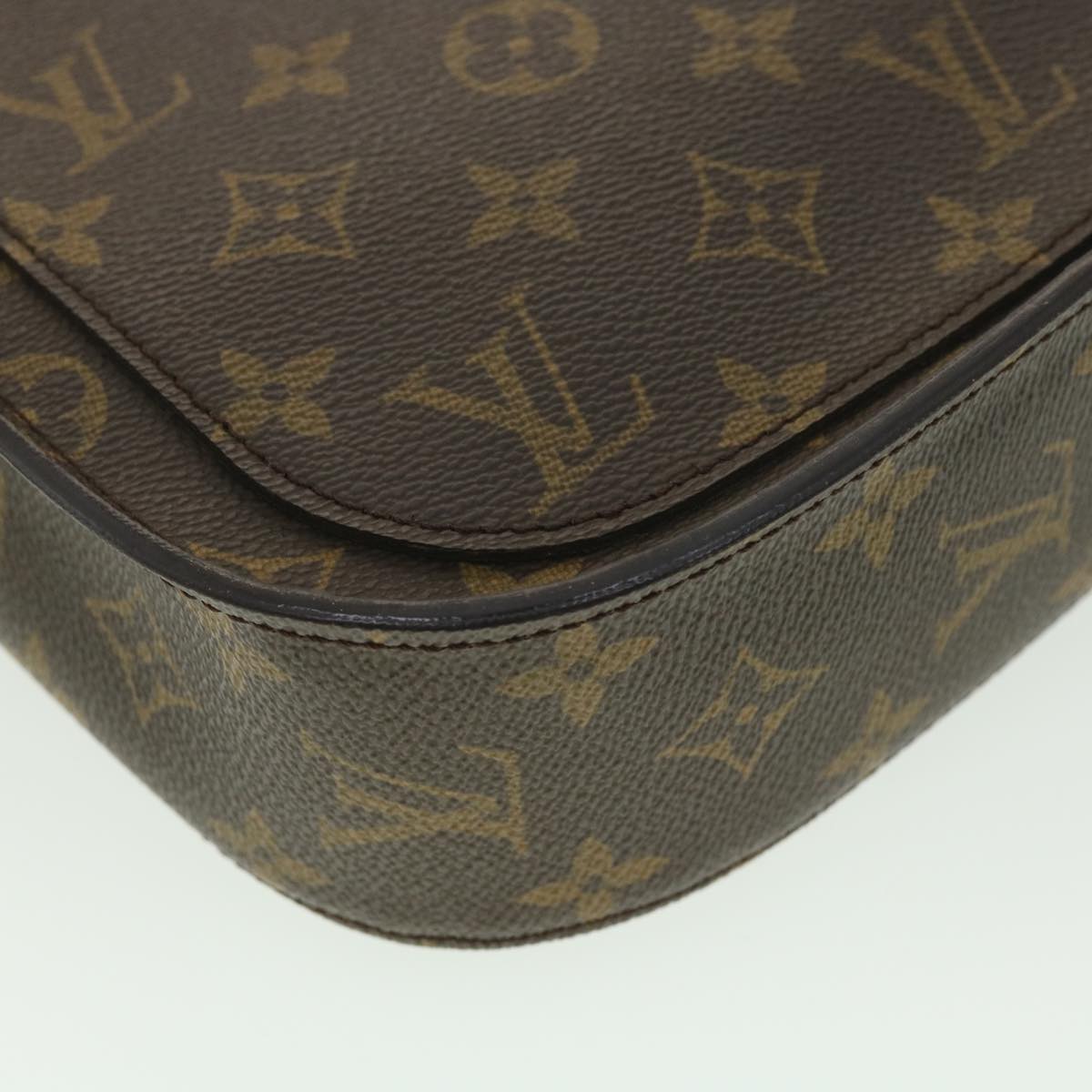 LOUIS VUITTON Monogram Saint Cloud GM Shoulder Bag M51242 LV Auth 37891