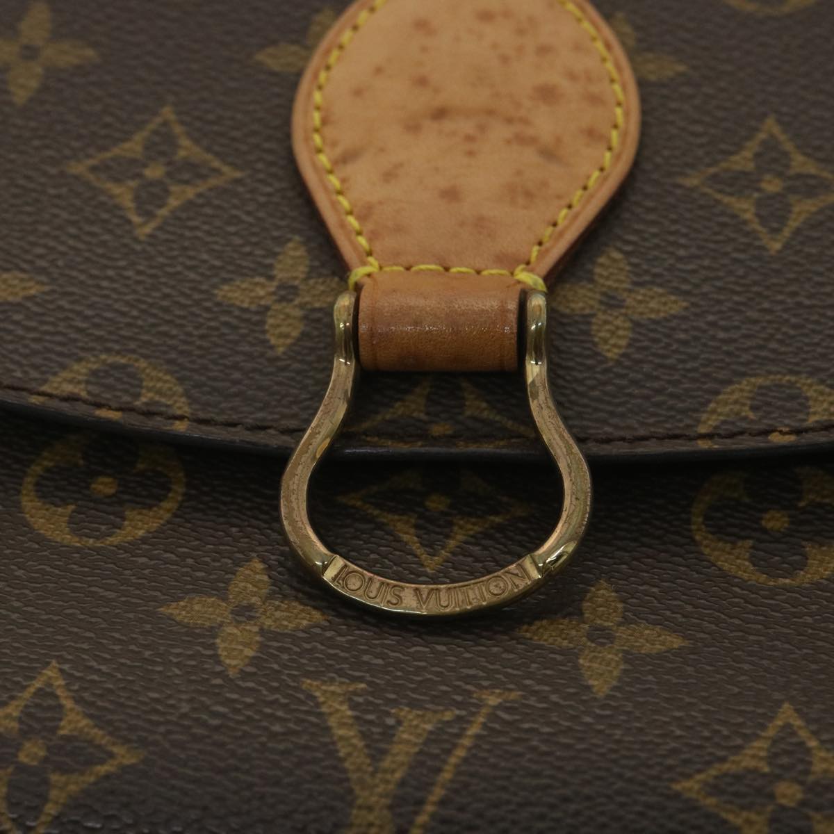 LOUIS VUITTON Monogram Saint Cloud GM Shoulder Bag M51242 LV Auth 37891