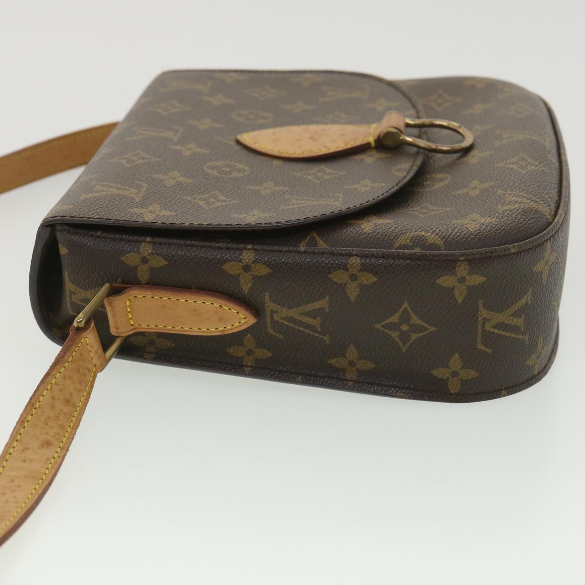 LOUIS VUITTON Monogram Saint Cloud GM Shoulder Bag M51242 LV Auth 37891