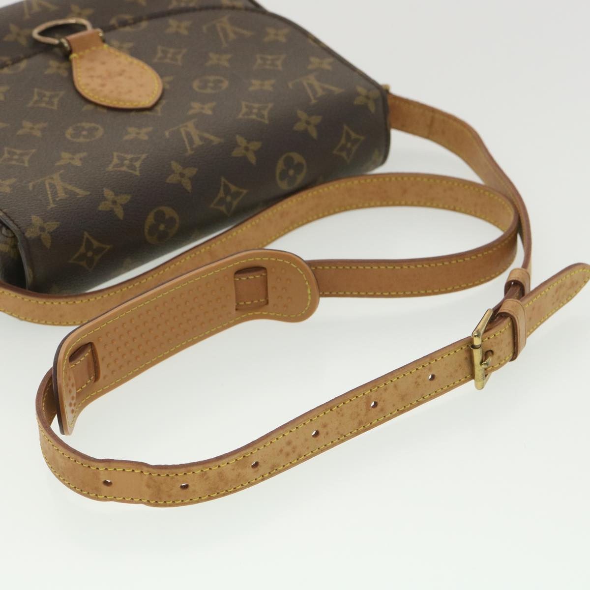 LOUIS VUITTON Monogram Saint Cloud GM Shoulder Bag M51242 LV Auth 37891