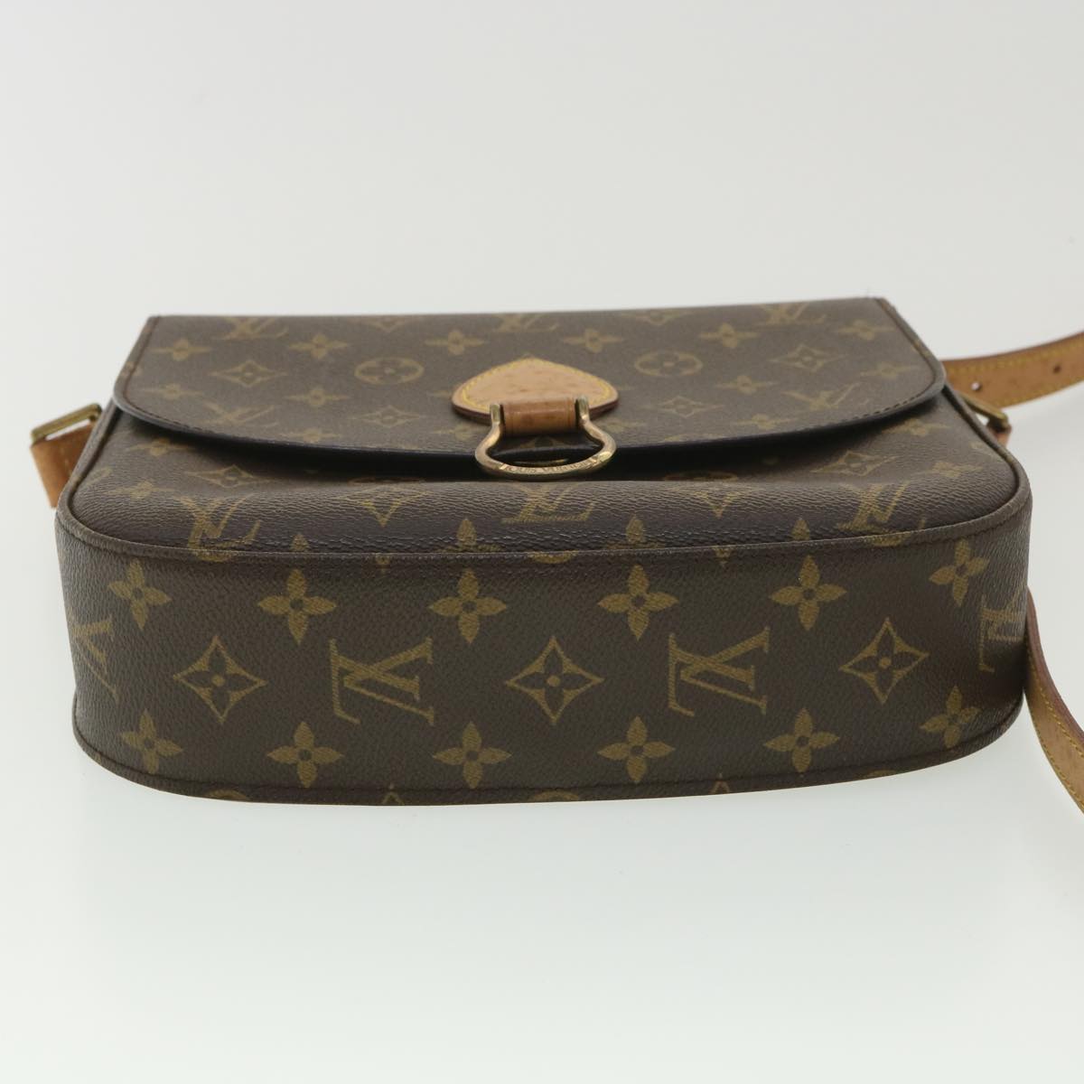 LOUIS VUITTON Monogram Saint Cloud GM Shoulder Bag M51242 LV Auth 37891