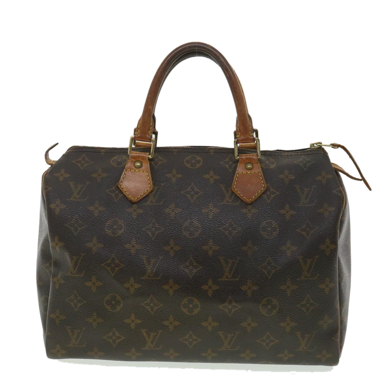 LOUIS VUITTON Monogram Speedy 30 Hand Bag M41526 LV Auth 37892