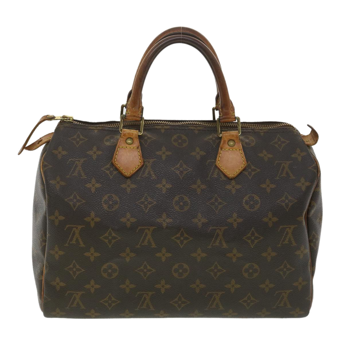 LOUIS VUITTON Monogram Speedy 30 Hand Bag M41526 LV Auth 37892