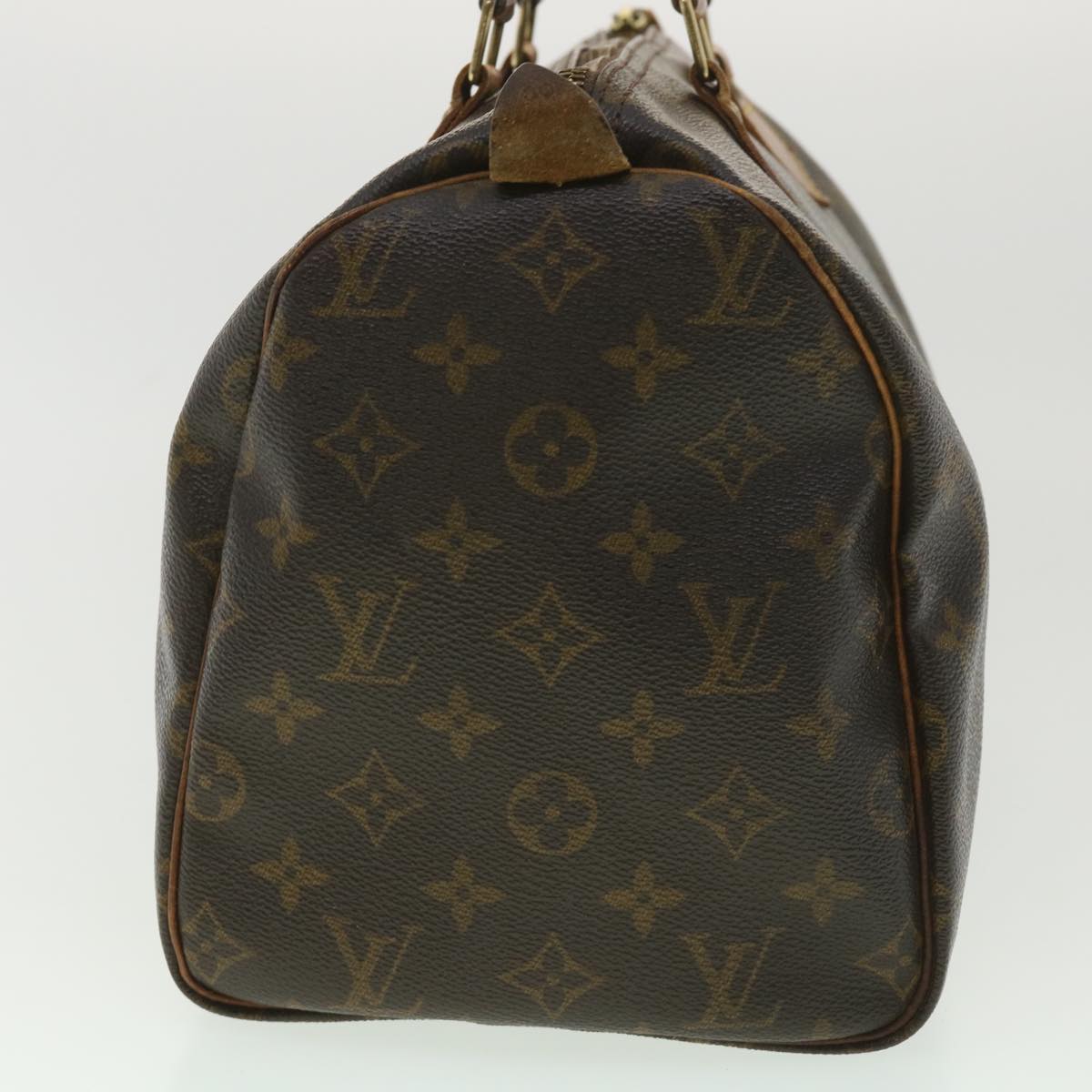 LOUIS VUITTON Monogram Speedy 30 Hand Bag M41526 LV Auth 37892