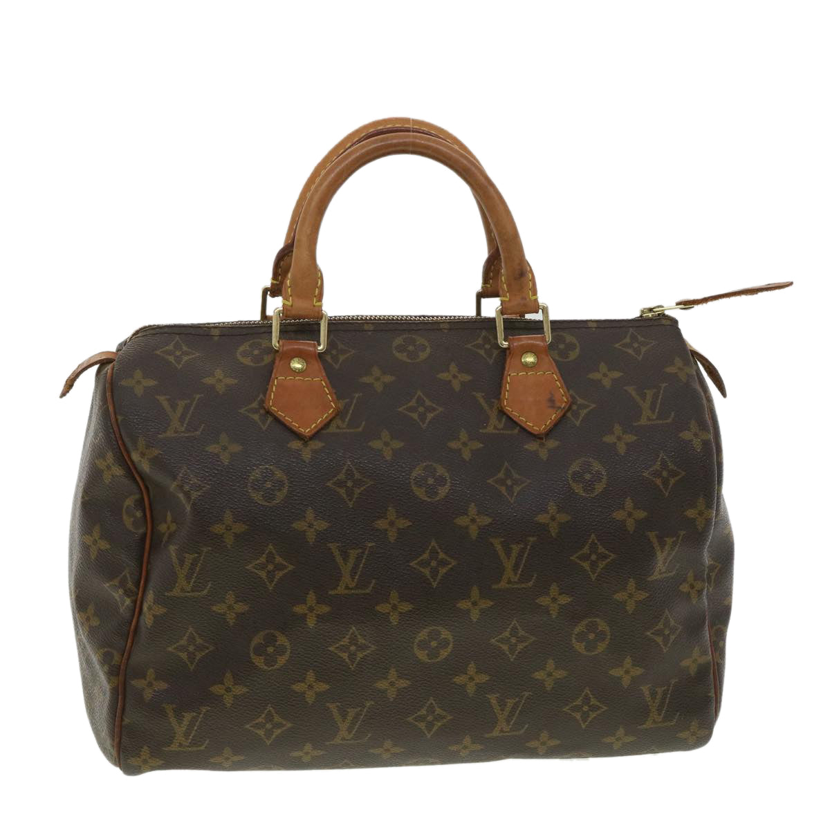 LOUIS VUITTON Monogram Speedy 30 Hand Bag M41526 LV Auth 37893