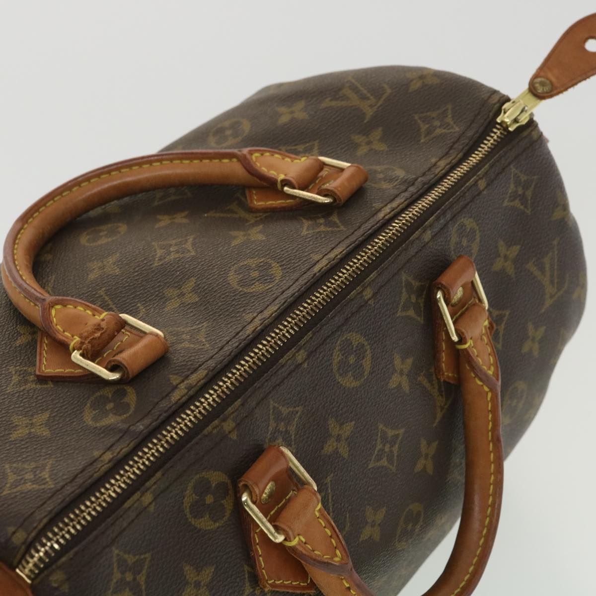 LOUIS VUITTON Monogram Speedy 30 Hand Bag M41526 LV Auth 37893