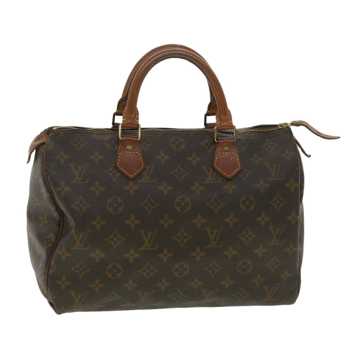 LOUIS VUITTON Monogram Speedy 30 Hand Bag M41526 LV Auth 37904