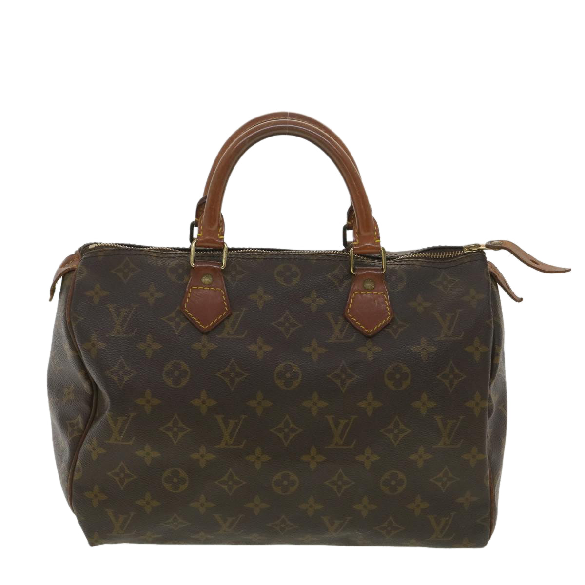 LOUIS VUITTON Monogram Speedy 30 Hand Bag M41526 LV Auth 37904