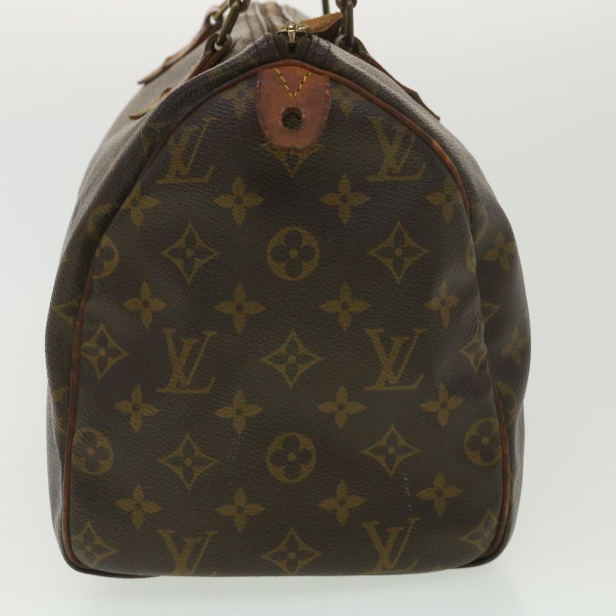 LOUIS VUITTON Monogram Speedy 30 Hand Bag M41526 LV Auth 37904