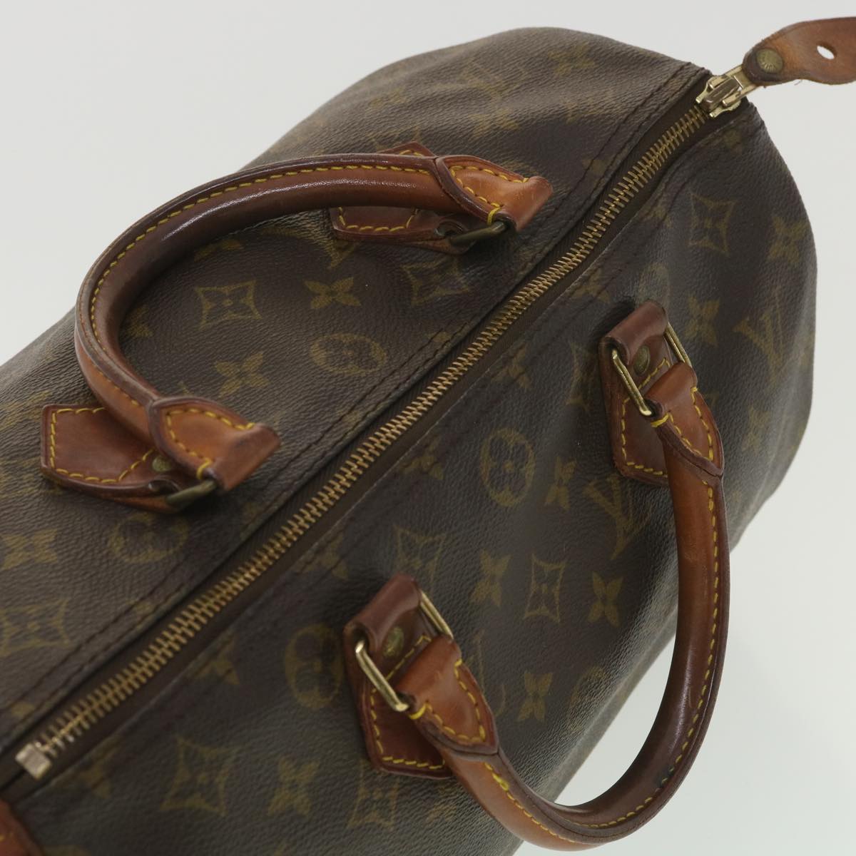 LOUIS VUITTON Monogram Speedy 30 Hand Bag M41526 LV Auth 37904