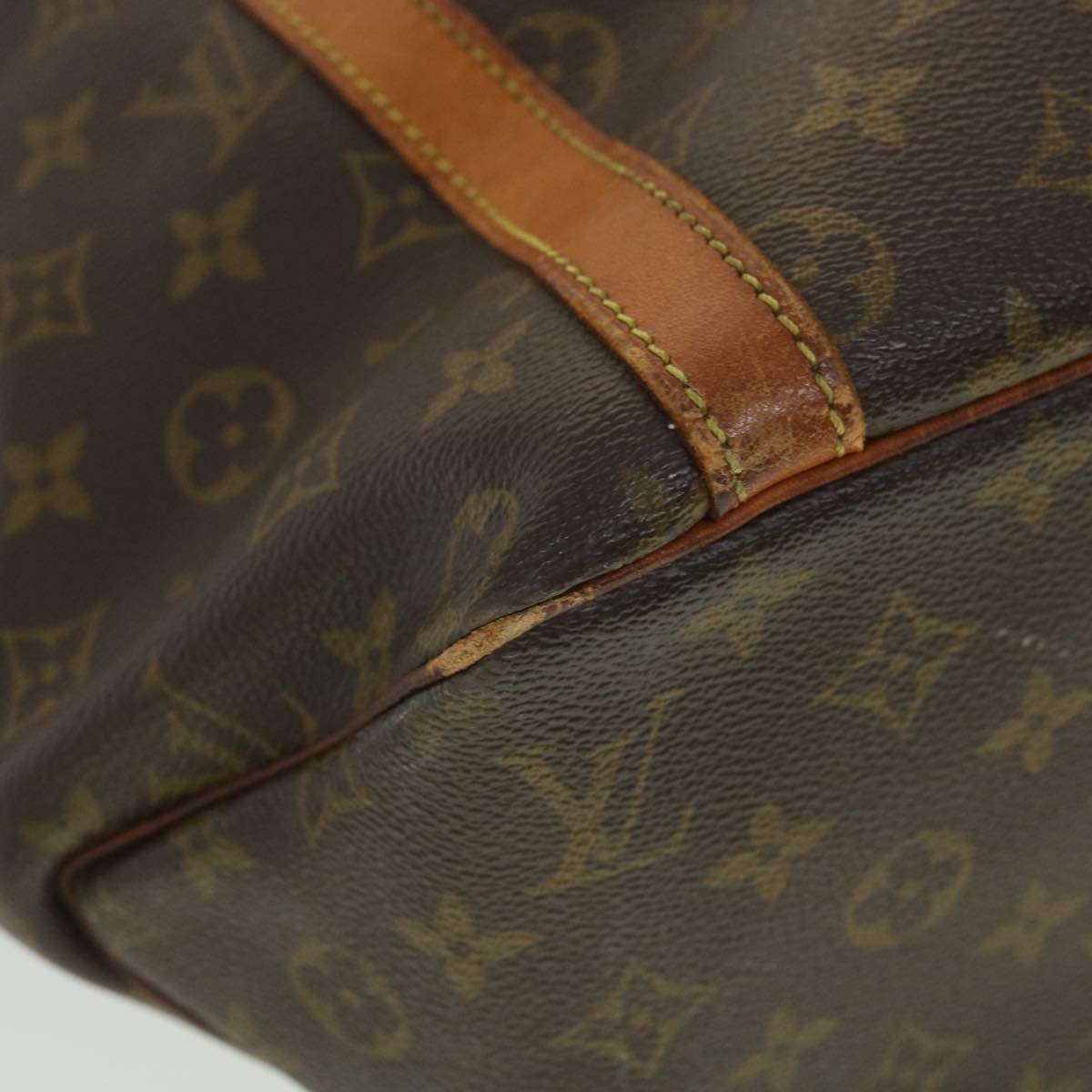 LOUIS VUITTON Monogram Sac Shopping Tote Bag M51108 LV Auth 37906