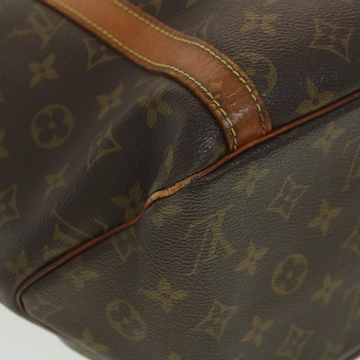 LOUIS VUITTON Monogram Sac Shopping Tote Bag M51108 LV Auth 37906