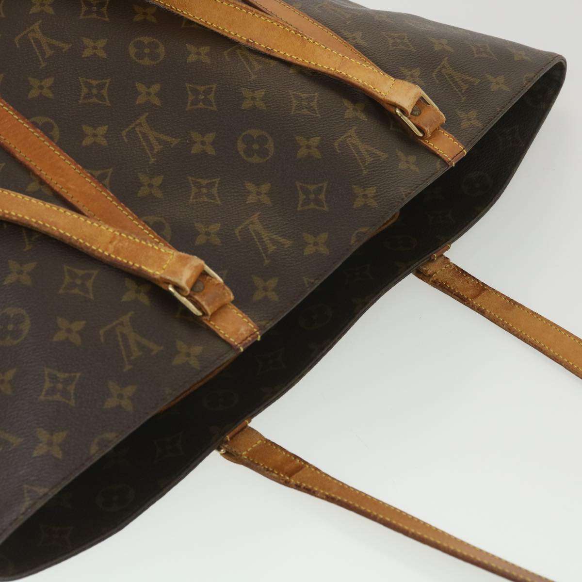 LOUIS VUITTON Monogram Sac Shopping Tote Bag M51108 LV Auth 37906