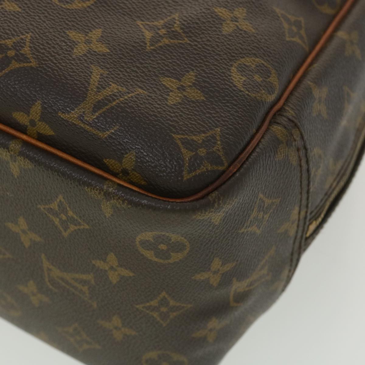 LOUIS VUITTON Monogram Deauville Hand Bag M47270 LV Auth 37928