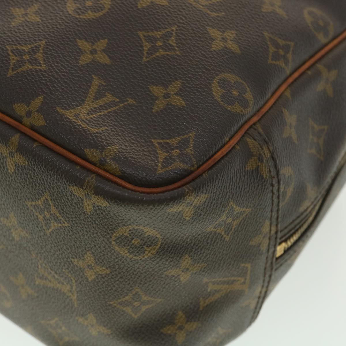 LOUIS VUITTON Monogram Deauville Hand Bag M47270 LV Auth 37928