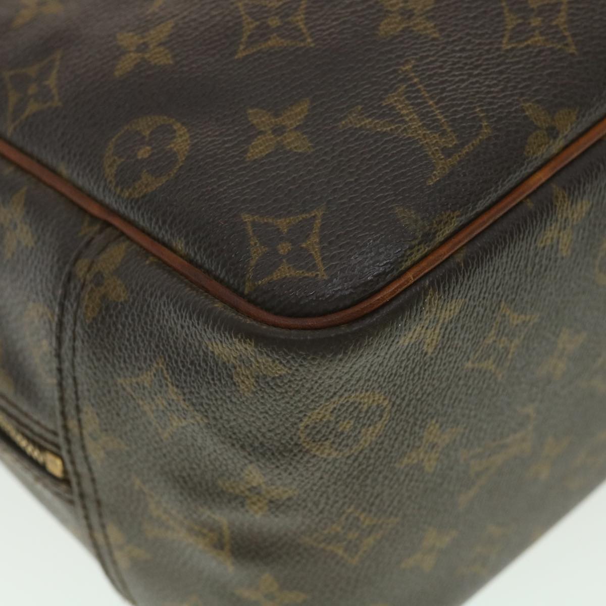 LOUIS VUITTON Monogram Deauville Hand Bag M47270 LV Auth 37928