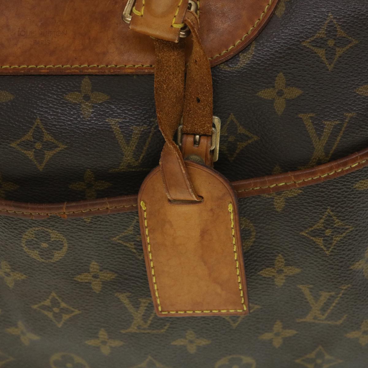 LOUIS VUITTON Monogram Deauville Hand Bag M47270 LV Auth 37928