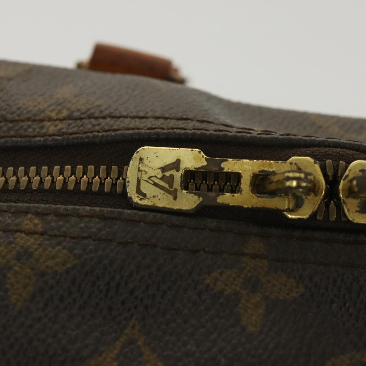 LOUIS VUITTON Monogram Deauville Hand Bag M47270 LV Auth 37928