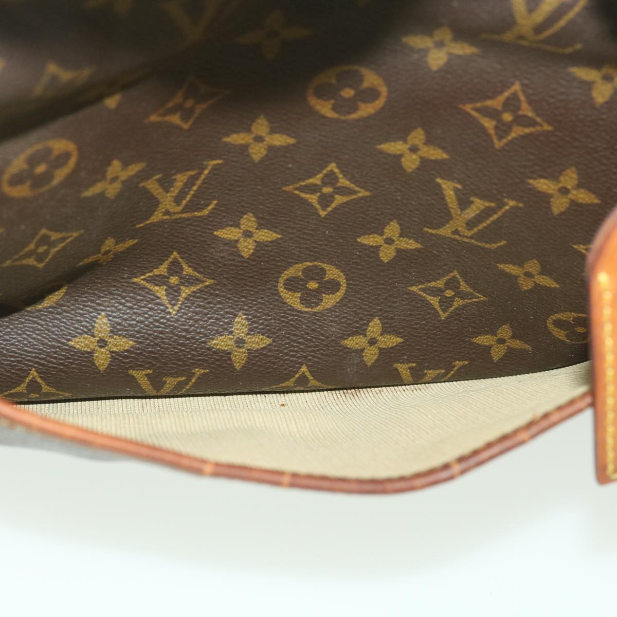 LOUIS VUITTON Monogram Deauville Hand Bag M47270 LV Auth 37928