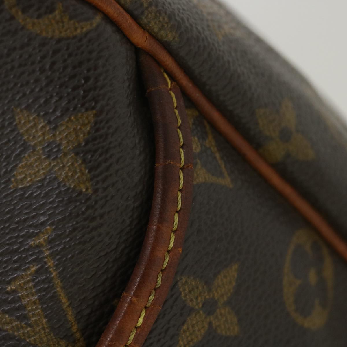 LOUIS VUITTON Monogram Deauville Hand Bag M47270 LV Auth 37928