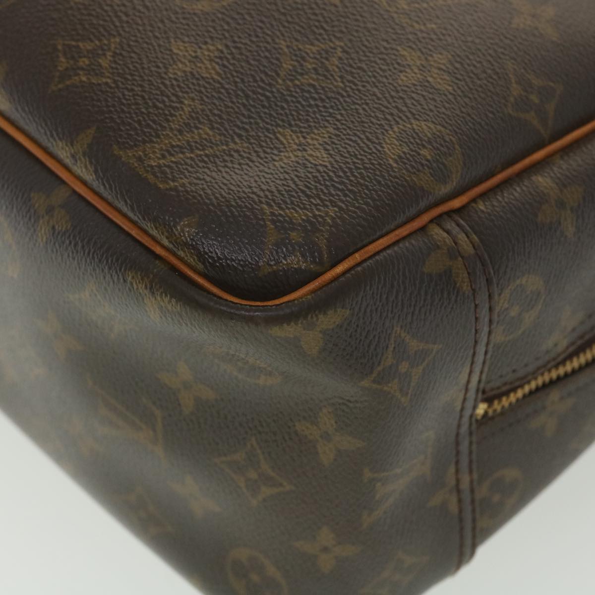 LOUIS VUITTON Monogram Deauville Hand Bag M47270 LV Auth 37929