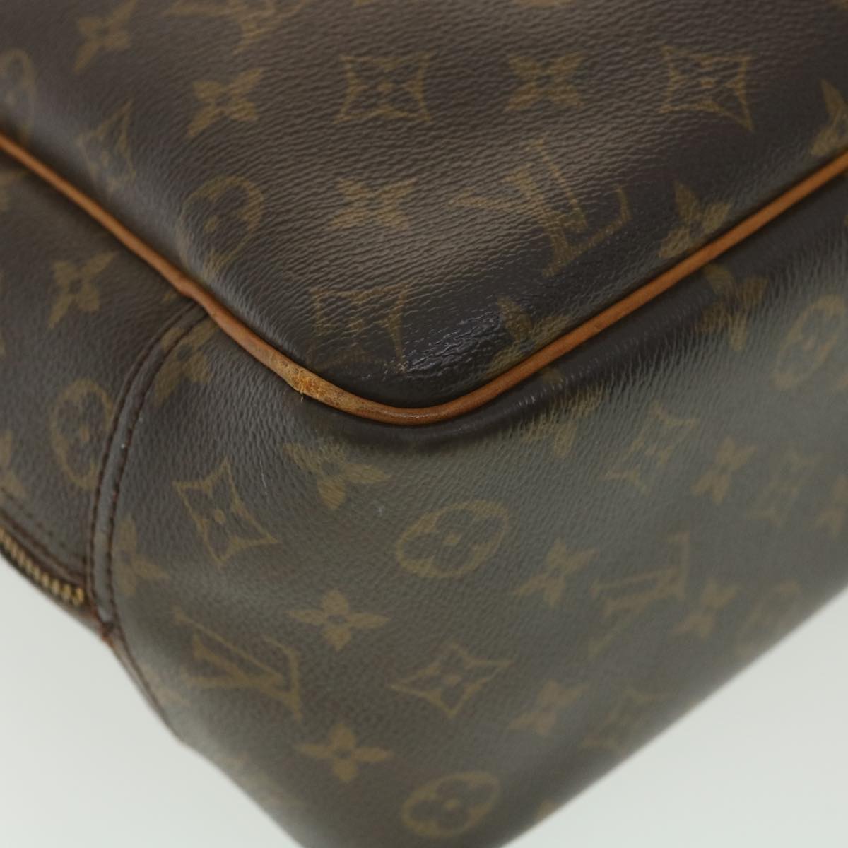 LOUIS VUITTON Monogram Deauville Hand Bag M47270 LV Auth 37929