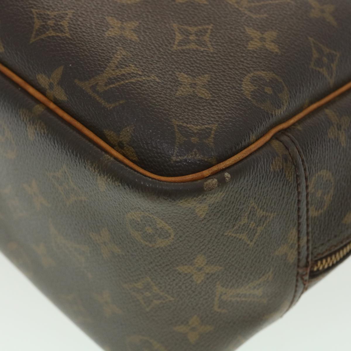 LOUIS VUITTON Monogram Deauville Hand Bag M47270 LV Auth 37929