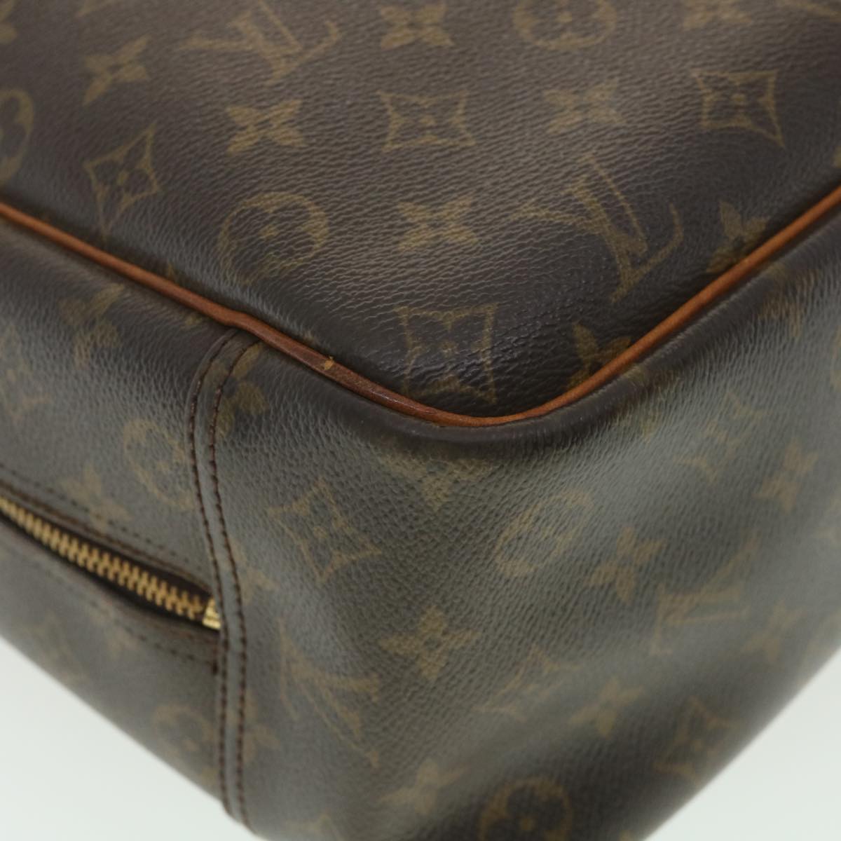 LOUIS VUITTON Monogram Deauville Hand Bag M47270 LV Auth 37929