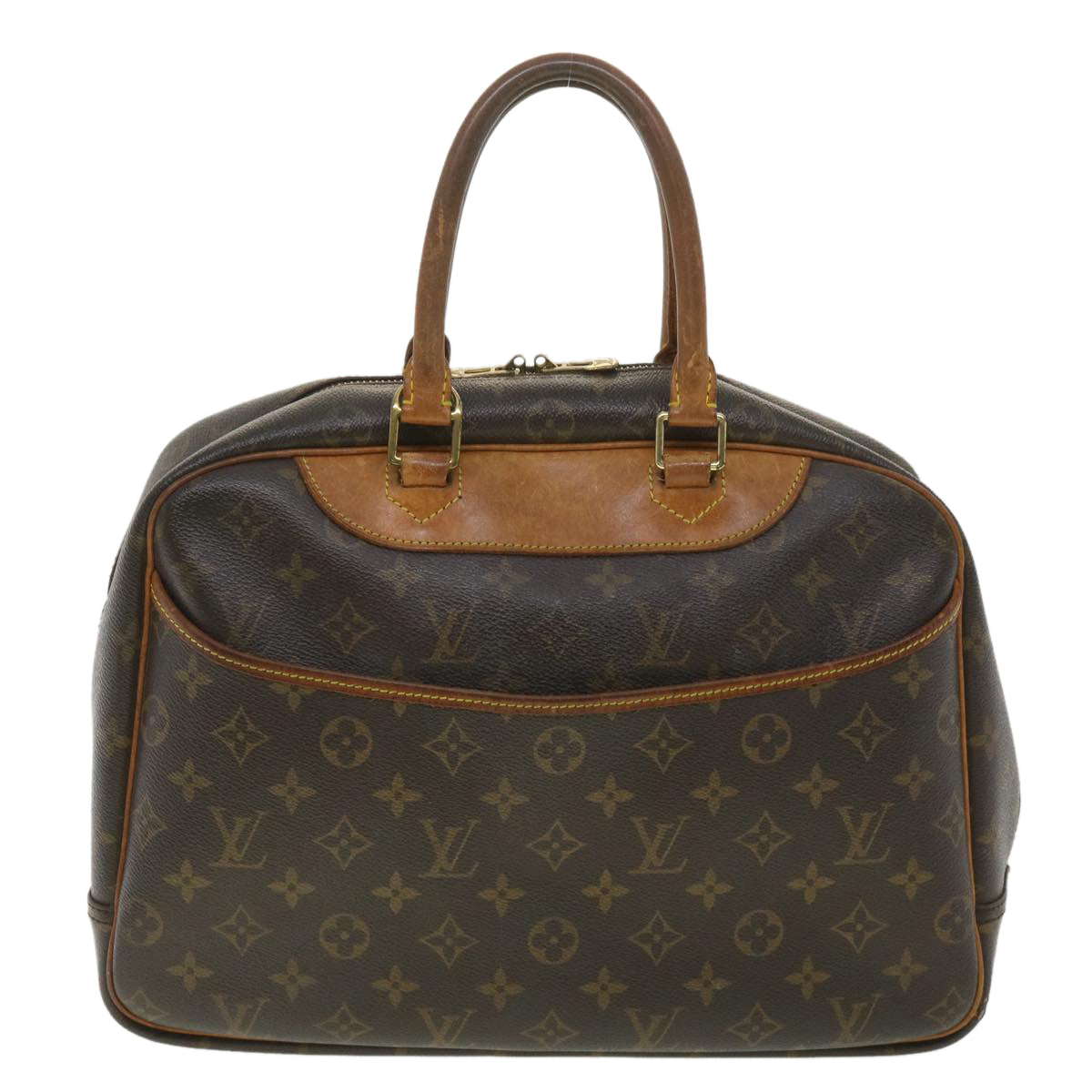 LOUIS VUITTON Monogram Deauville Hand Bag M47270 LV Auth 37929