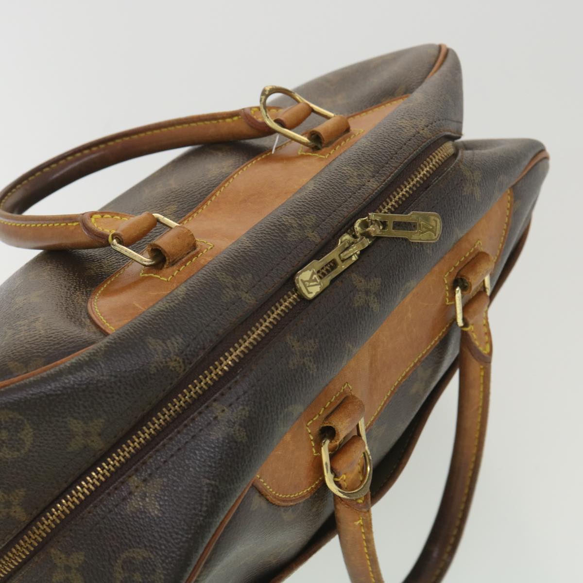 LOUIS VUITTON Monogram Deauville Hand Bag M47270 LV Auth 37929