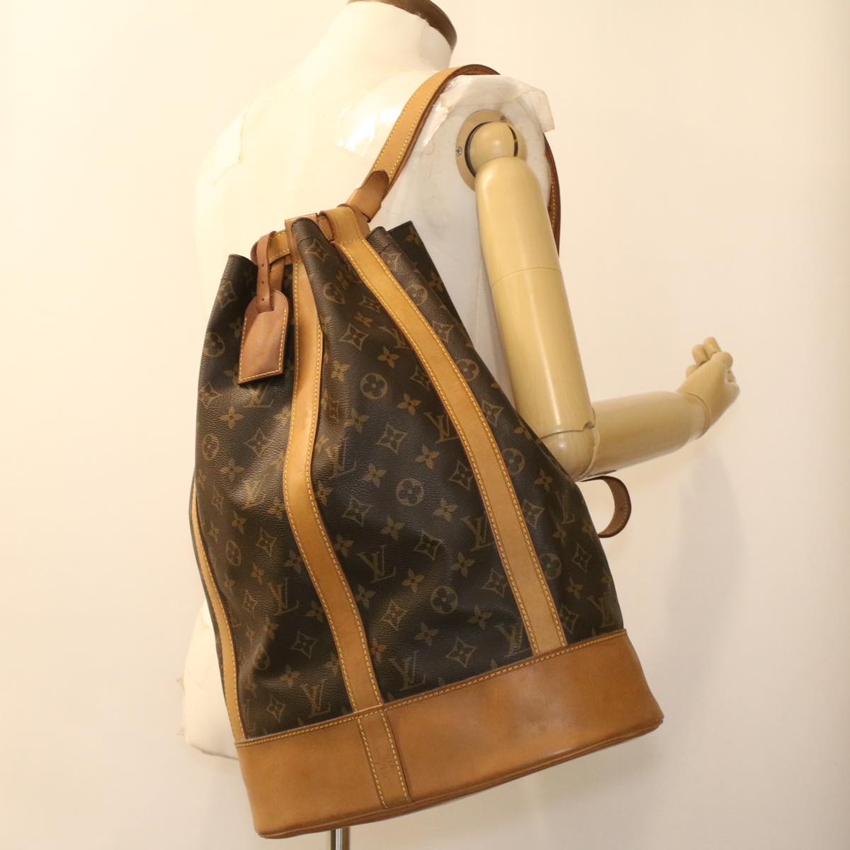 LOUIS VUITTON Monogram Randonnee GM Shoulder Bag M42244 LV Auth 37930