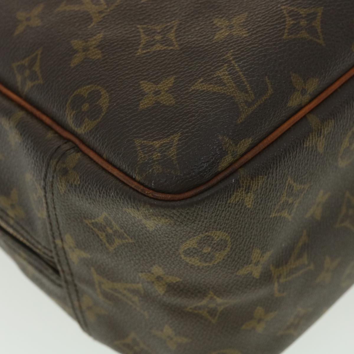 LOUIS VUITTON Monogram Deauville Hand Bag M47270 LV Auth 37934