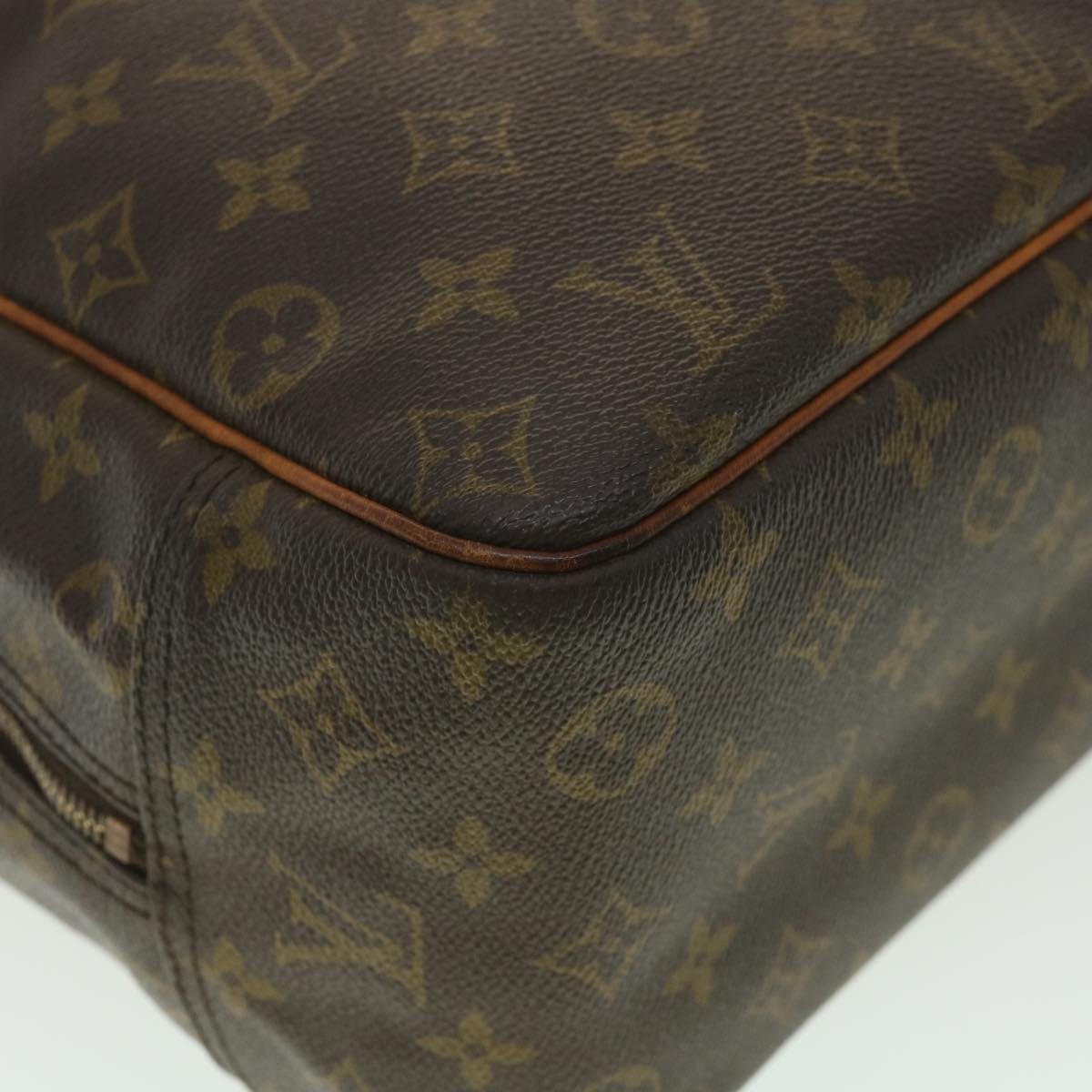 LOUIS VUITTON Monogram Deauville Hand Bag M47270 LV Auth 37934