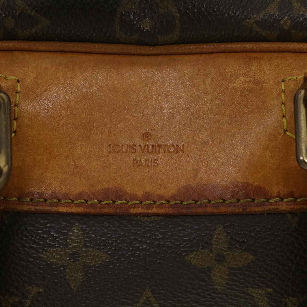 LOUIS VUITTON Monogram Deauville Hand Bag M47270 LV Auth 37934