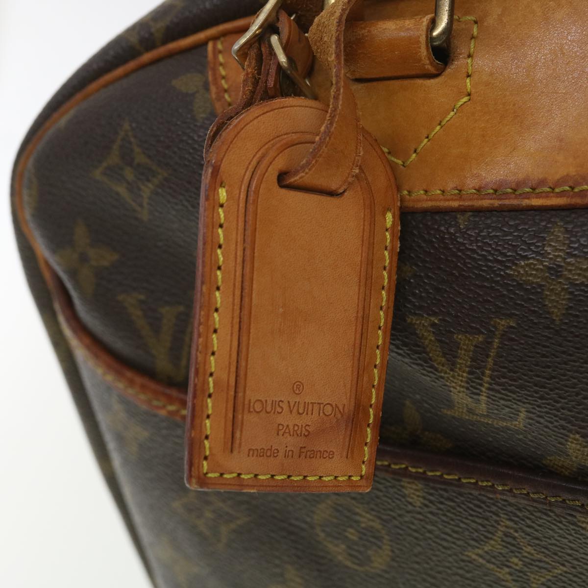 LOUIS VUITTON Monogram Deauville Hand Bag M47270 LV Auth 37934