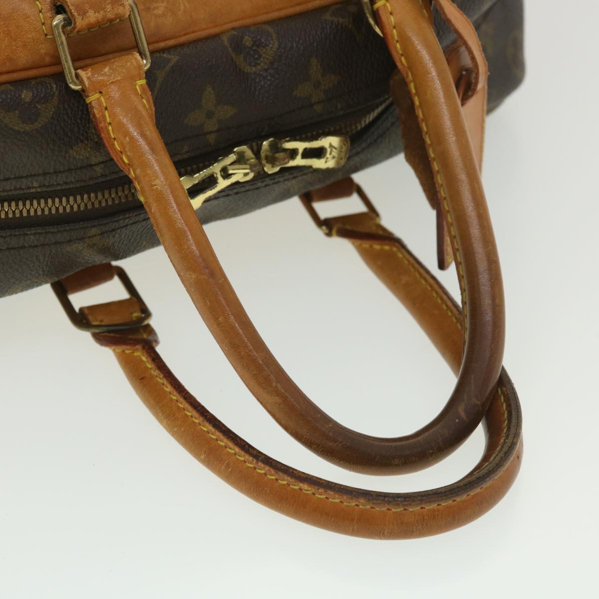 LOUIS VUITTON Monogram Deauville Hand Bag M47270 LV Auth 37934