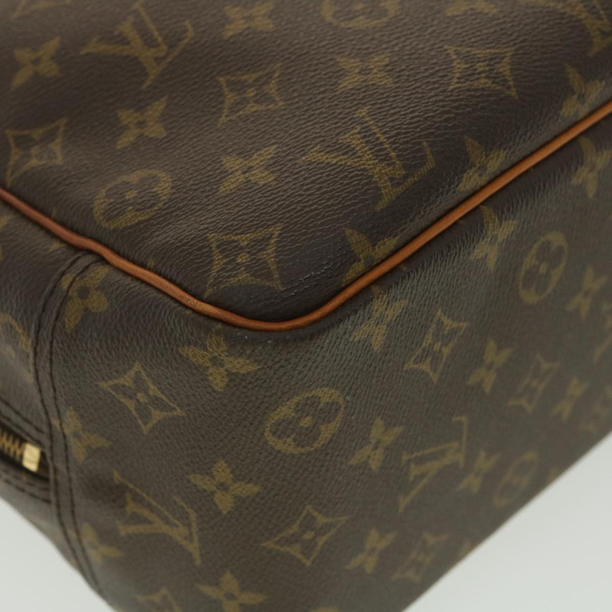 LOUIS VUITTON Monogram Deauville Hand Bag M47270 LV Auth 37935