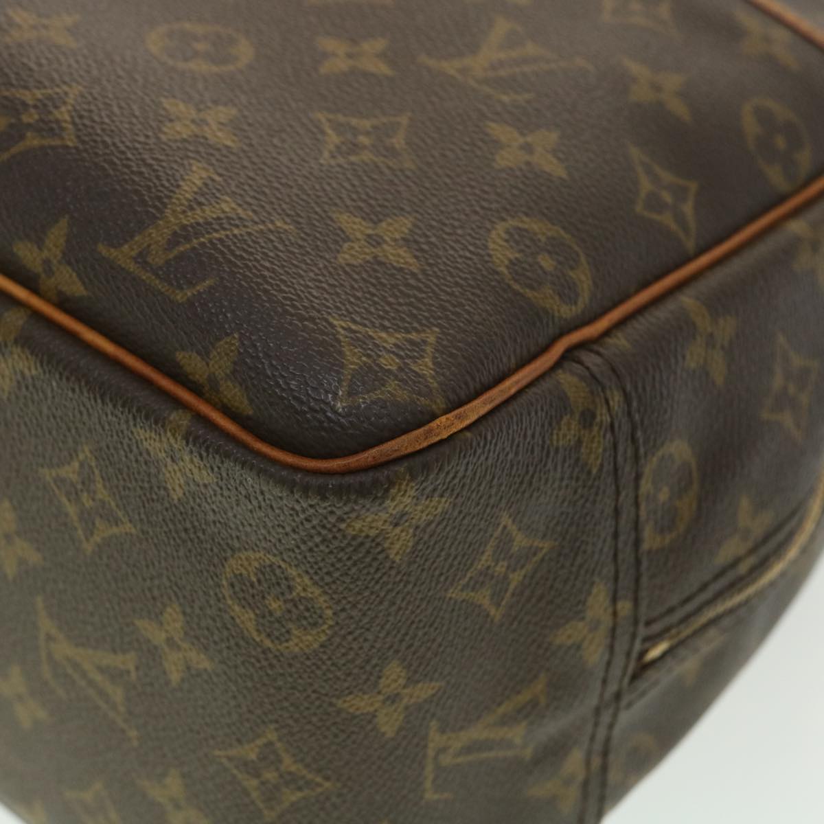 LOUIS VUITTON Monogram Deauville Hand Bag M47270 LV Auth 37935