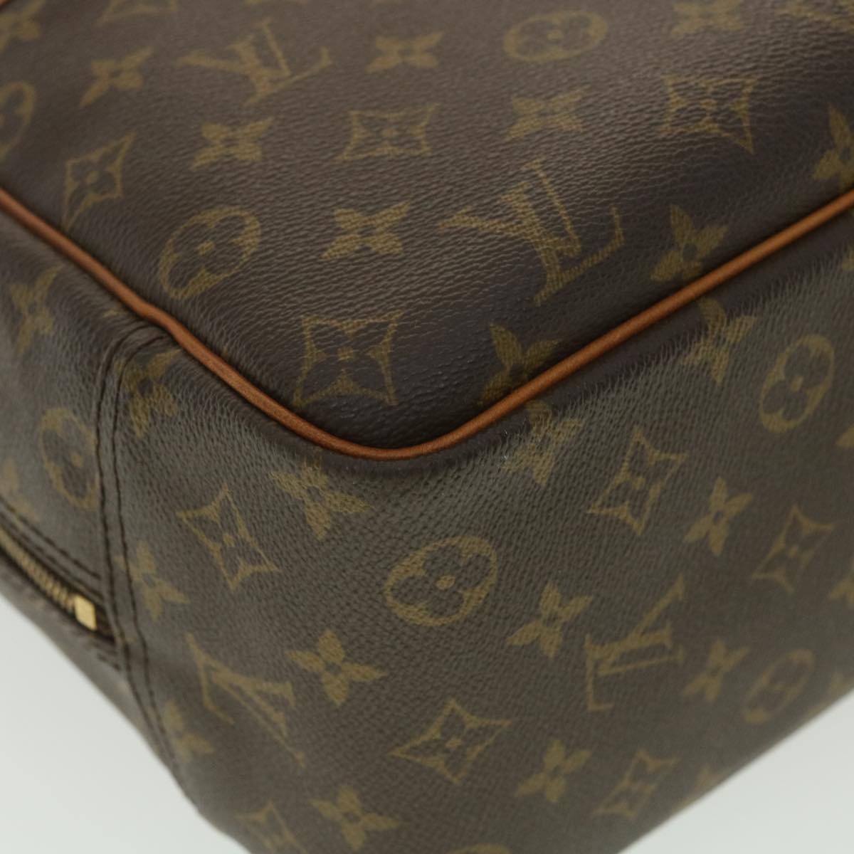 LOUIS VUITTON Monogram Deauville Hand Bag M47270 LV Auth 37935